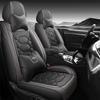 New 1PC Luxury Universal 5D PU Leather Front Seat Cover Car Seat Mat Waterproof Car Seat Protector Breathable(Only Seat Cover)