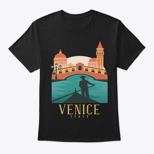 Italy Skyline Venice Cool Souvenir Gift T-Shirt L