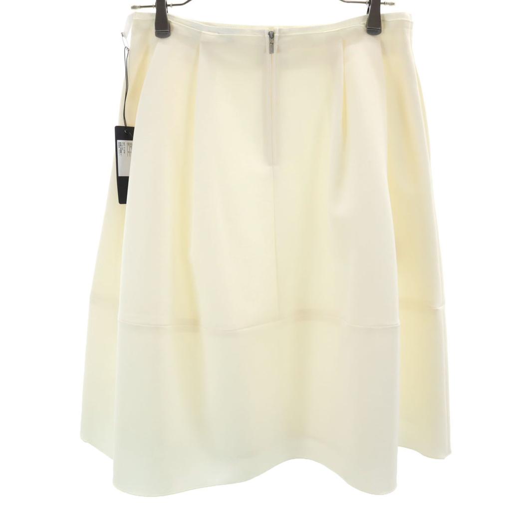FOXEY NEW YORK made in Japan Midi-Länge ausgestellter Rock 40 weiß Damen Gebraucht