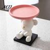 Desktop Trinket Dish 3D Printed Bear Jewelry Tray, Cute Storage Organizer for Entryway Key Holder Keys and Trinkets, Decorative Tray Bedroom