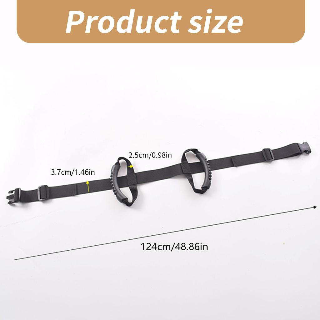 Adjustable Motorcycle Safety Belt Not Slip Grip Motorcycle Rear Seats Passenger Grip 130cm for Secure Ridings Experience