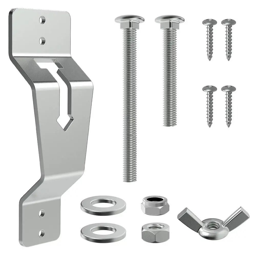 Generic Spare Tire Carrier Holder Wall Mount Spare Tire Rack Wheel Bracket  Car Trailer Accessories
