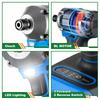 300N.m Brushless Electric Drill Screwdriver 1/4 Inch Cordless Handheld Electric Impact Wrench Portable Repair Power Tool