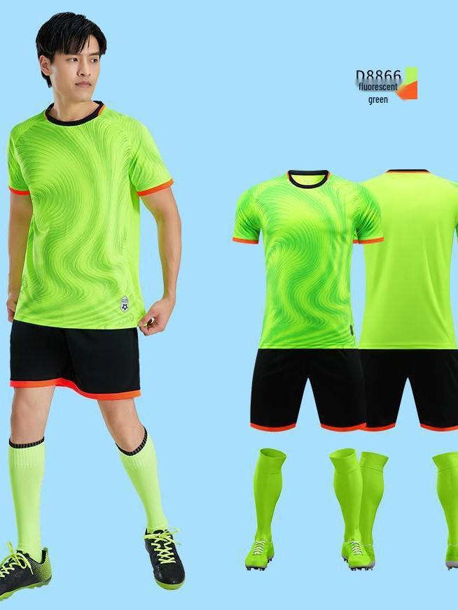 Conjunto de Entrenamiento y Competición de Fútbol de Secado Rápido para Adultos y Estudiantes