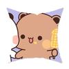 Cute Cartoon Pillow Decorative Sofa Living Room Cushion Bedroom Cartoon Pattern Pillow Back Pillow Lumbar Pillow Case