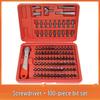 36-Tooth Ratchet Screwdriver and Bit Socket Set with L-Shaped Wrench for Household Repairs