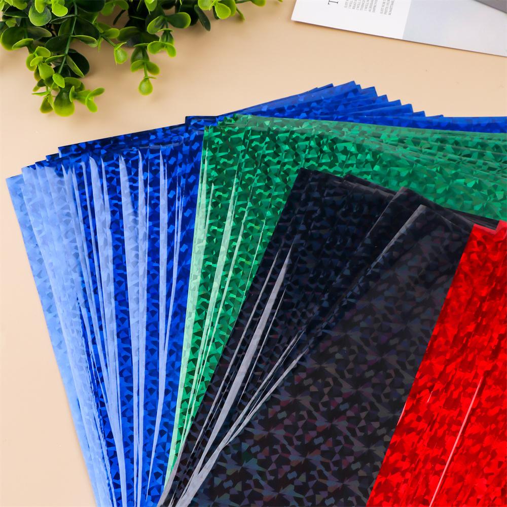 Toner Reactive Foil for Laminator, 4 Assorted Colors Foil Transfer Rolls for Minc Machine&Toner Ink Pen& Deco Gel