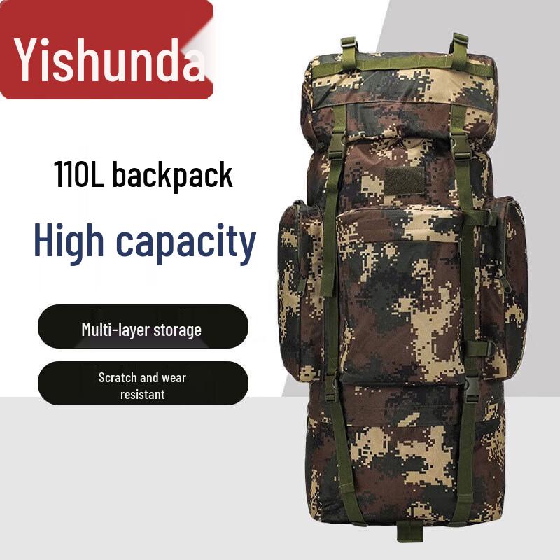 Easunda 110L Outdoor Tactical Mountaineering Backpack