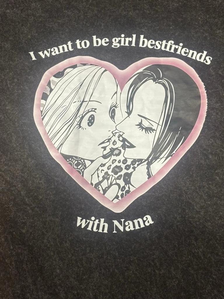 NANA Ai Yazawa T Shirt S Short Sleeve Logo Print Anime Style Tee Edition
