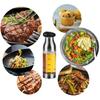 200ml Butelka z rozpylaczem do oleju ze stali nierdzewnej z podwójną główką Rozpylacz do oliwy z oliwek i octu do sałatek BBQ Dozownik do oleju Narzędzia do gotowania i pieczenia