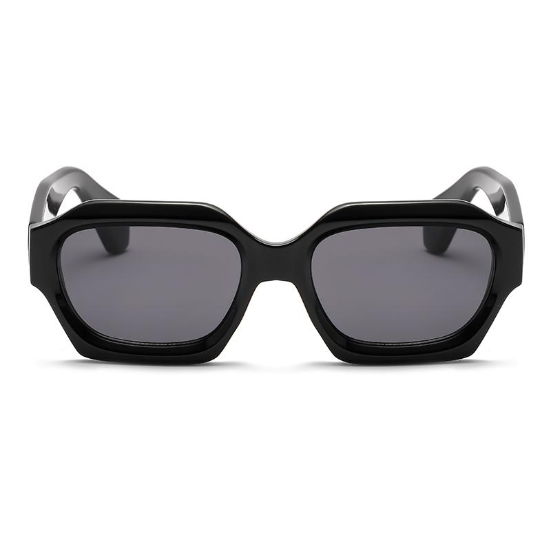 Fashion Square Frame Women Sunglasses Black Color Brand Design Personalized Punk Trendy Sun Glasses UV400 Eyeglasses