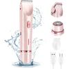 2025 New 2-in-1Women's Body Shaver, Head Bikini Trimmer Rechargeable Eletctric Shaver for Women, IPX7 Waterproof Wet and Dry Hair Trimmer for Facial