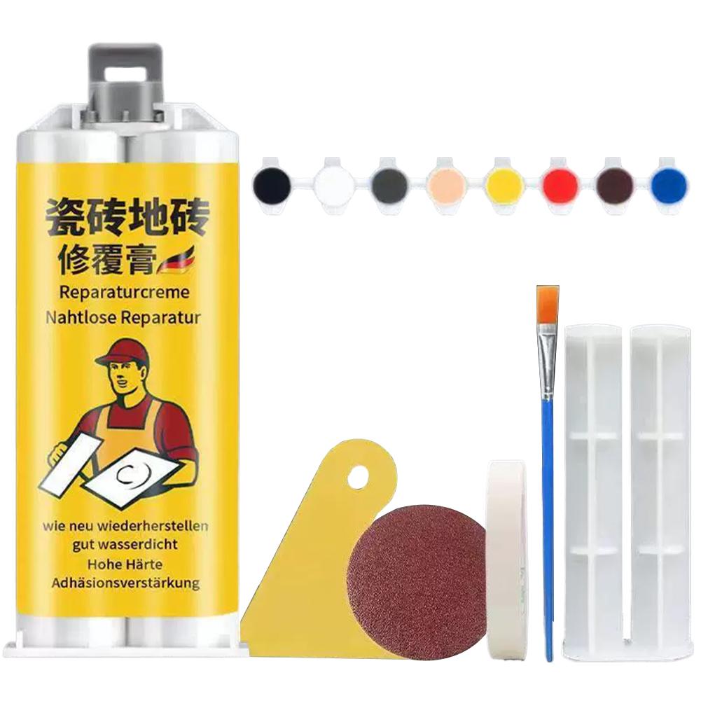 Multifunctional Ceramic Tile Stone Repair Kit Super Adhesion Tile Repair Paste for Bathtub Sink Shower Ceramic Tile Crack Repair