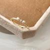 Pearl Bunny Ring Hepburn Style Fashion Metal Enamel Index Finger Ring Niche Design High-end Ring