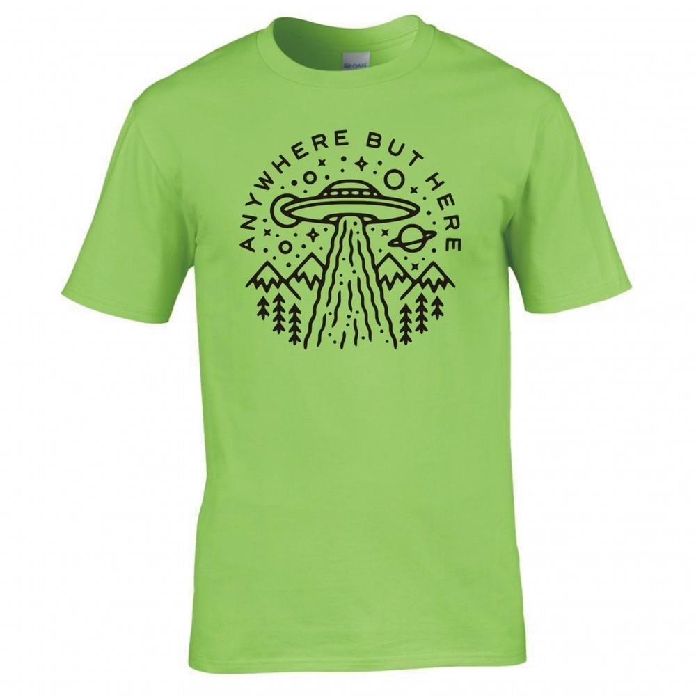 Alien Ufo Anywhere But Here Tshirt 2XL