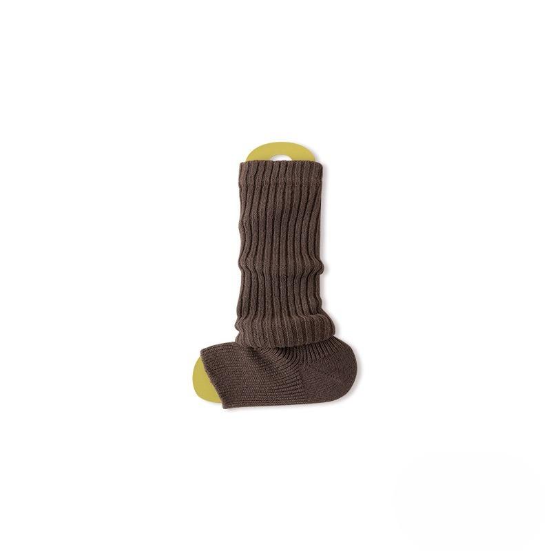 Ladies Spring and Autumn Fashion New Knitted Foot Stepping Calf Pile Socks