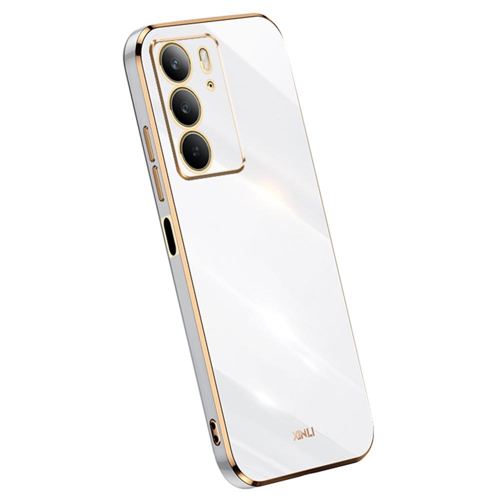 XINLI For Realme C75 4G Case TPU Phone Cover with Electroplating Frame
