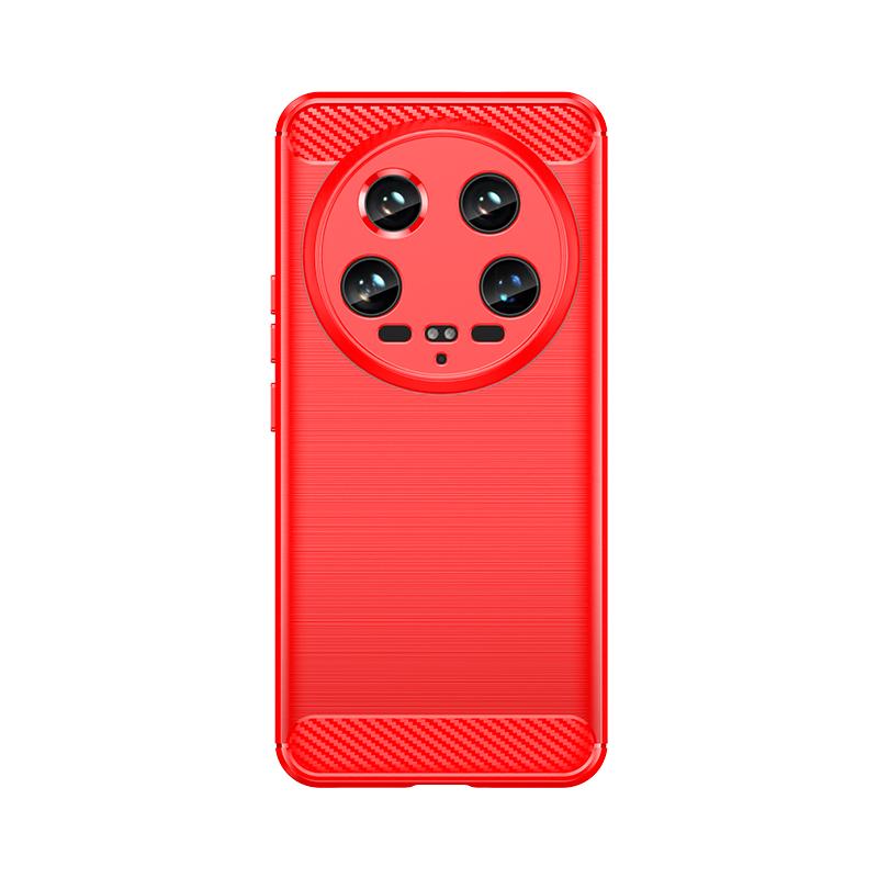 For Xiaomi 14 Ultra case For Xiaomi 14 Ultra 5G Case Carbon Fiber Shockproof Soft Silicone Back Case For Xiaomi 14 Ultra 5G