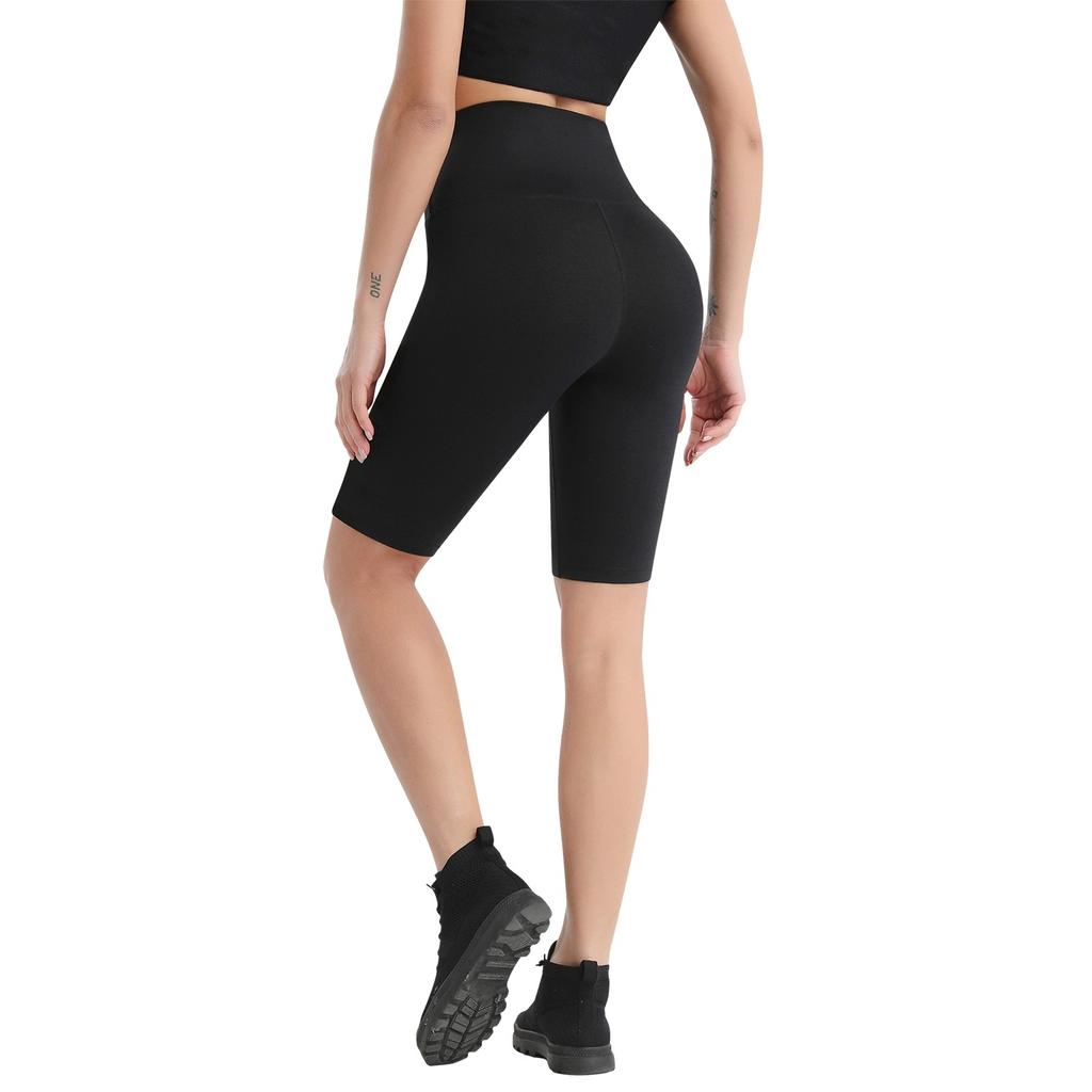 Women's Seamless Hip Lifting High Waist Color Yoga Pants Exercise Five Pants
