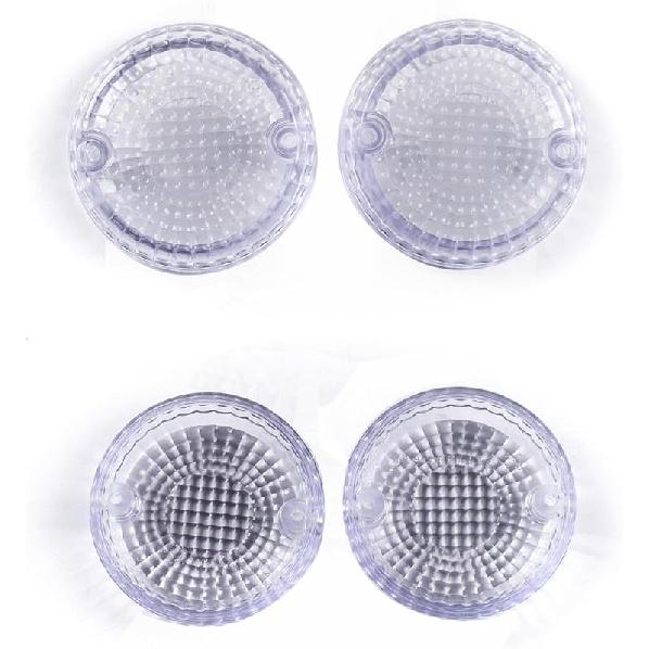 Fit for Yamaha 2008-2014 XV1900CU Raider/S; 2011-2014 XVS1300CU Stryker; 5PX-83312-10-00; Flasher Light Idicator Turn Signal Lamp Lens (Clear)