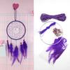 1 Set Dream-catcher Making Kit Exquisite Wide Application Wire DIY Decorative Hanging Crochet Kit for Gift
