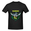 The Raiders Canberra Logo Trendy Tshirt Simple Korean Style Double Edging Short Sleeve