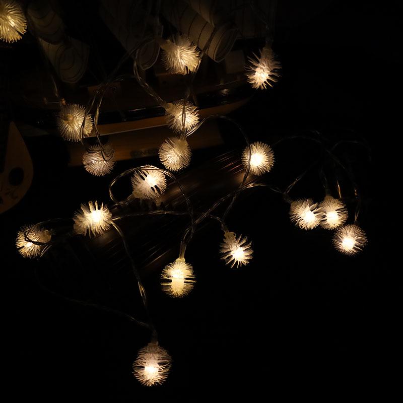 Outdoor LED Starry String Lights for Wedding, Birthday, and Holiday Decorations - Flashing Colored Atmosphere Lights