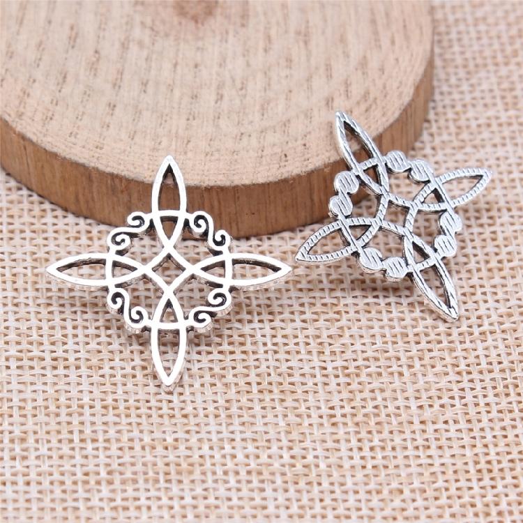 10 Pcs Hollow Celtic Knot Pendants Irish Knot Charm Jewelry Making Supplies