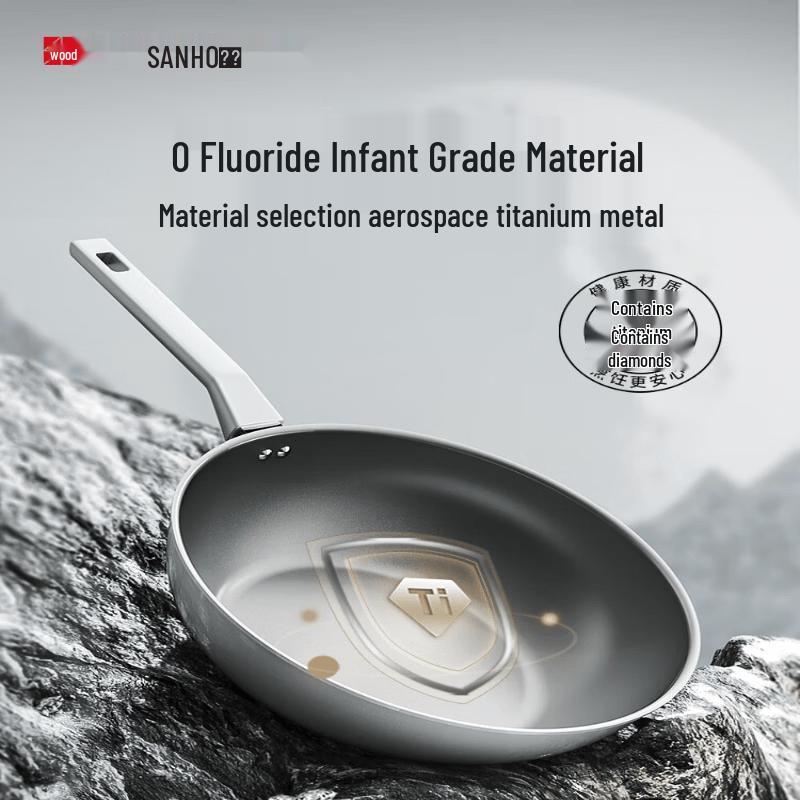 Sanhe Diamond Titanium Ceramic Non-Stick Wok