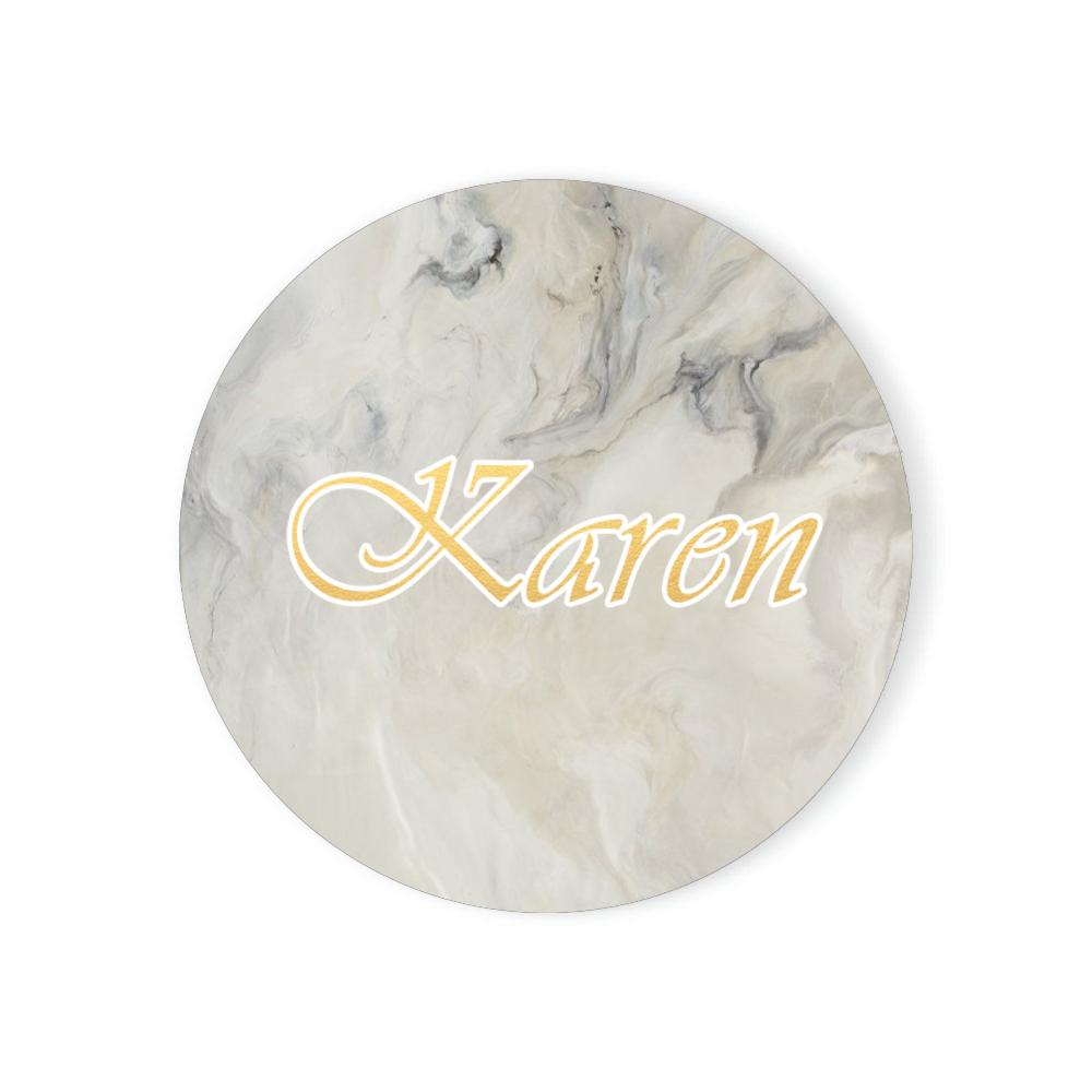 

Персонализированные мраморные подставки Индивидуальный подарок Новоселье Декор для бара Мраморный стиль Индивидуальное имя Керамические подставки Наборы