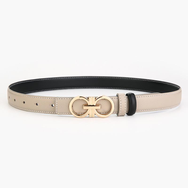 Leather Womens Waist Belt With Alloy Buckle For Office Wear And Daily Fashion