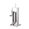 Stainless Steel Manual-Commercial Sausage Stuffer & Auto-Fill Machine for Cured, Ham, and Meat Sausages