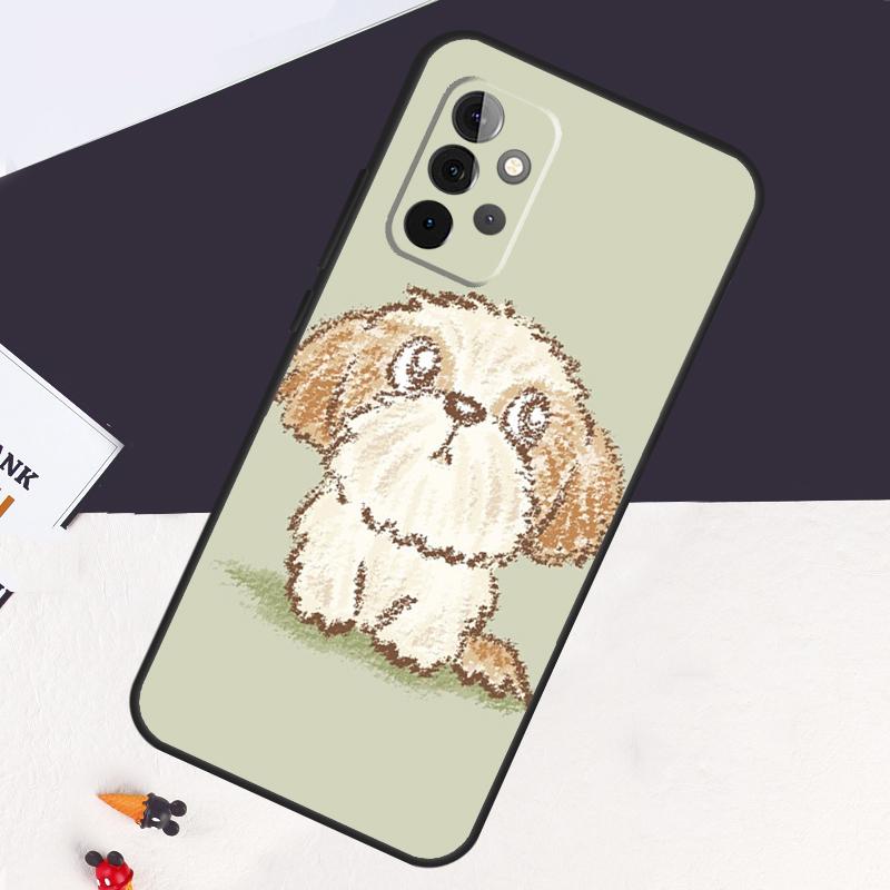 

Cartoon Shih Tzu Dog Case For Samsung Galaxy A14 A55 A06 A05 A36 A26 A16 A54 A34 A22 A32 A52 A35 A15 A53 A13 A56 Samsung A55