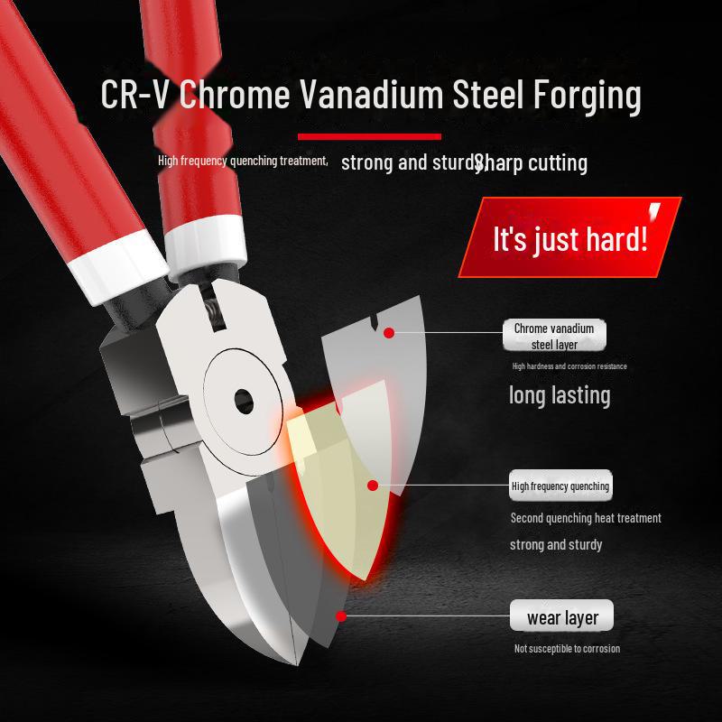 Yiertuo Industrial-Grade Electronic Nozzle Scissors and Oblique Side-Cutting Pliers