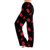 Women's Casual Loose Fit Pants with Elastic Waist, Printed Sleep Pants