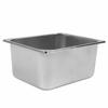 RV Kitchen Sink 304 Stainless Steel 12.6x10.24x5.91in Single Bowl Hand Wash Basin with 40mm Drain Outlet for Boat Truck