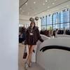 Women's Autumn 2025 New Knit Sweater with Fur Collar, Long Sleeve, Slim Fit, Casual Jacket
