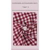 1pcs Women's Plaid Cotton Apron Waterproof Oil Resistant Breathable Kitchen Apron for Cooking Household Workwear Summer