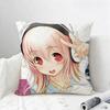 Game Super Sonico Cushion Cover Natural Linen Pillowcase Set AllinOne Decor for Sofa Bedroom  Chair