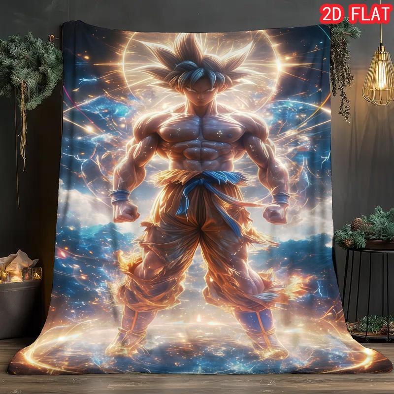 Dragon Ball Cute Cartoon Blanket Ultra Soft Lightweight Blanket for Kids Bedroom Nursery Room Decor THW