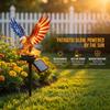 UV Resistant Solar Eagle Light LED Lighting Solar Garden Light Patriotic Eagle Statue  Garden Decor