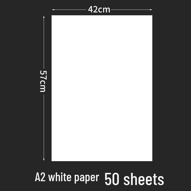 Large Blank Handwritten Poster Paper for Creative Advertising - White, Yellow, Red