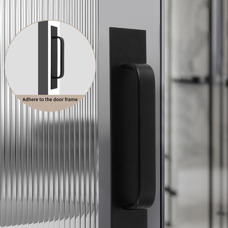1 Pz Maniglie Autoadesive Istantanee per Cassetti e Armadi, Maniglie per Porte Adesive in Alluminio, Design Senza Foratura