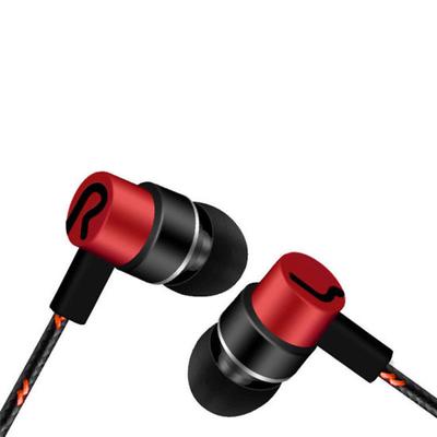 Universele 3,5 mm in-ear stereo oordopjes oortelefoon hoofdtelefoon met microfoon voor mobiele telefoon