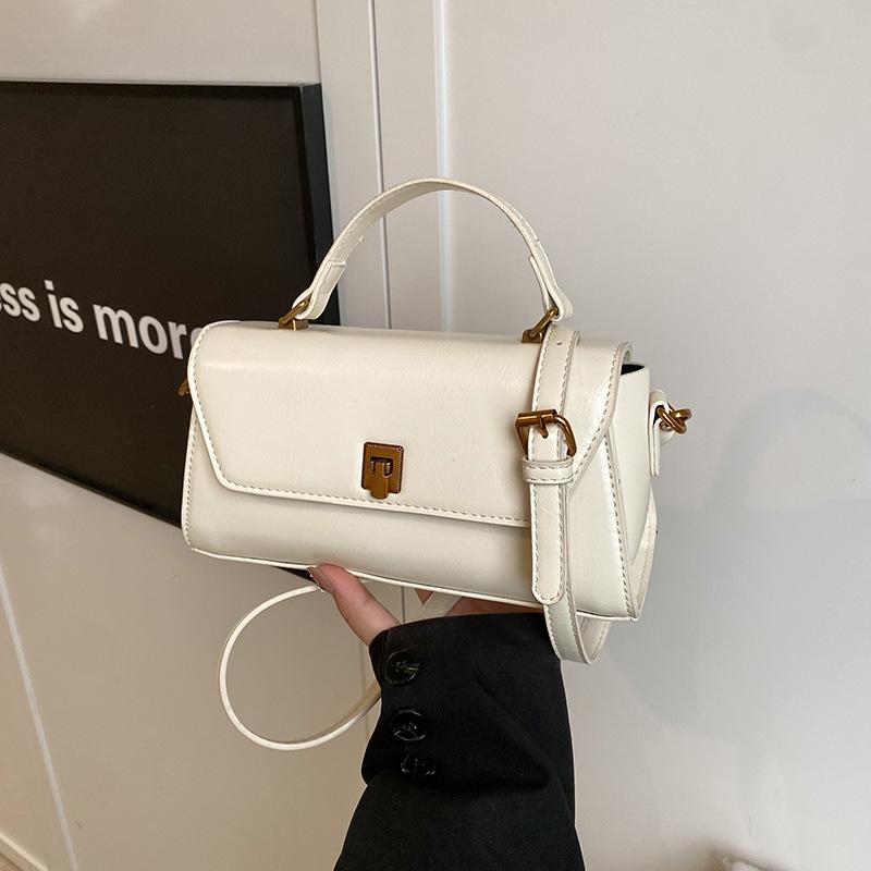 Super fire small bag women's autumn and winter retro 2025 new fashion messenger bag women's versatile portable work small square bag