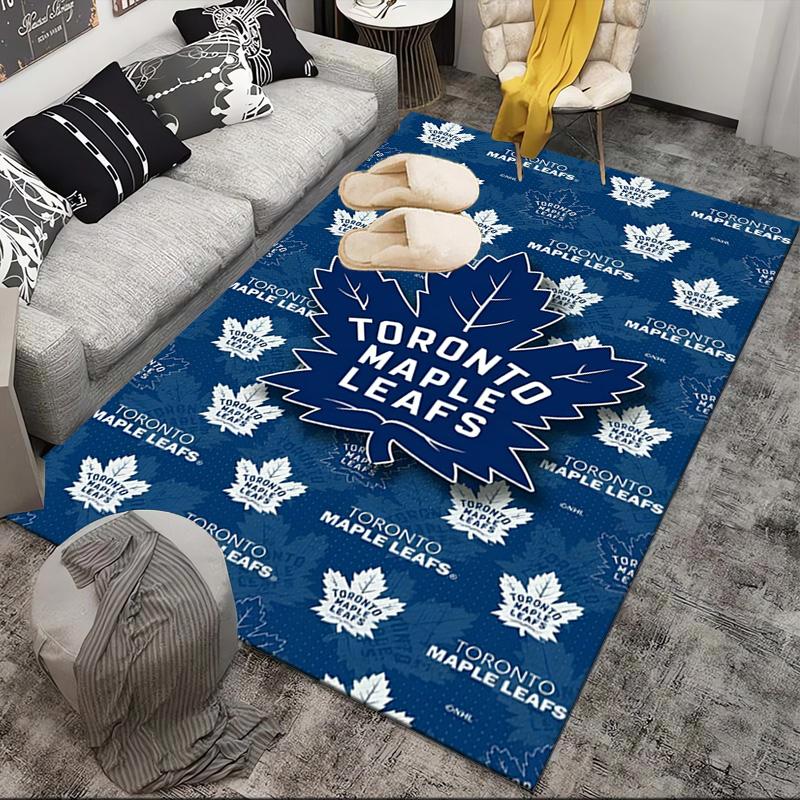 Toronto Leafs Logo Area Rug Suitable for Indoor And Outdoor,Carpets for Kitchens, Homes, Offices, Living Rooms,Home Decor,Christmas Gift