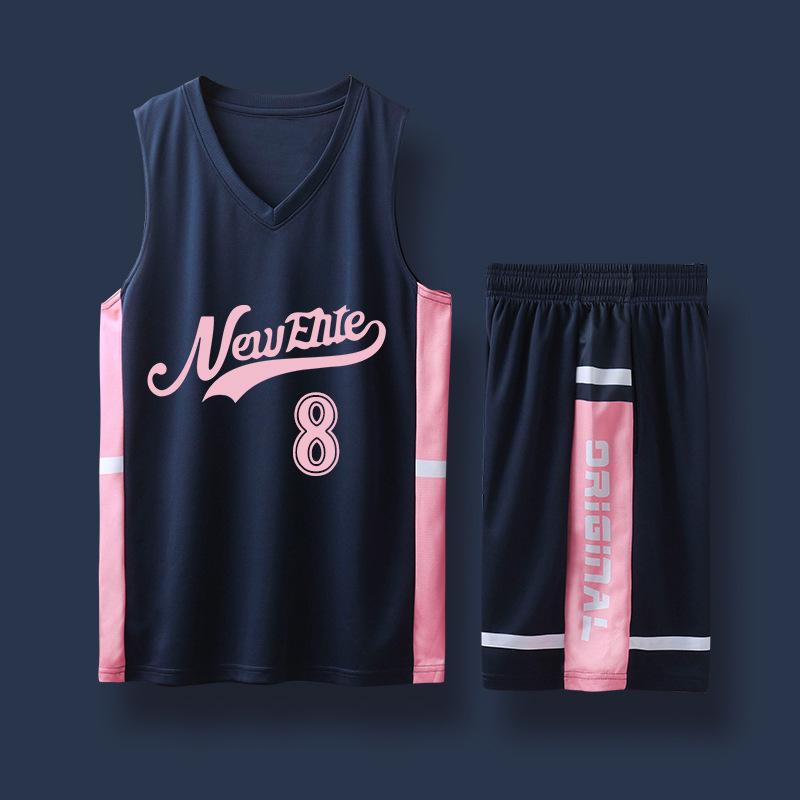 Женский летний баскетбольный комплект - Двухкомпонентная студенческая тренировочная и соревновательная форма XL (170-175cm)