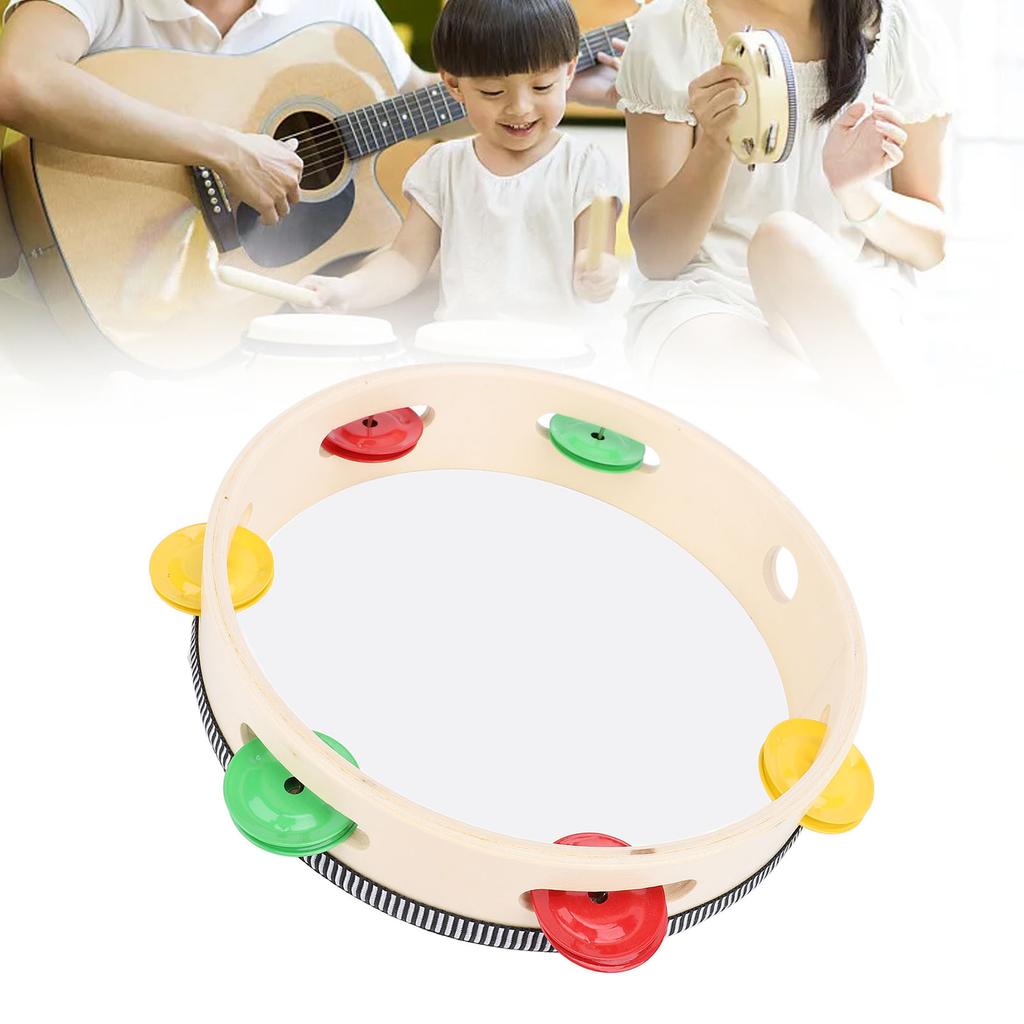 Tambourine   for Kids Adults Hand Held Musical Educational Percussion Instrument