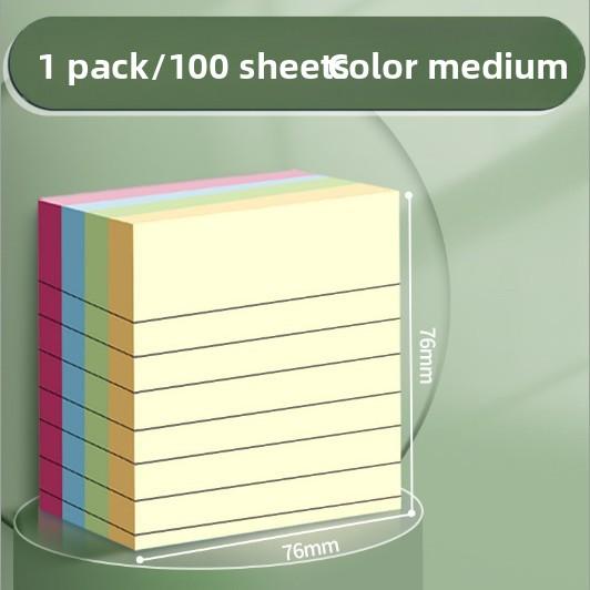 

Высококачественные липкие заметки для офиса, учебы, цветные маркировочные этикетки, ассортимент 100 листов 76*76mm