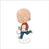 10CM Anime ONE PUNCH MAN  Figure Stand Model Saitama/Genos/BLAST/Tatsumaki  Cute Desk Decor Standing Sign Gifts